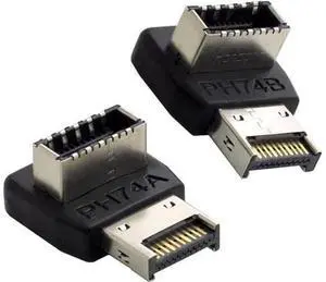 2pcs Overmold USB 3.1 Front Panel Header Male to Female Type-E Motherboard Extension Data Adapter 2pcs Overmold USB 3.1 Front Panel Header Male to Female Type-E Motherboard Extension Data Adapter