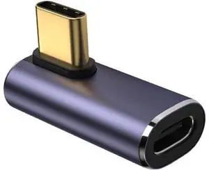 40Gbps USB4 Type C Male to Female Low Profile Right Angled 100W Power Data 8K Video Adapter for Laptop Phone 40Gbps USB4 Type C Male to Female Low Profile Right Angled 100W Power Data 8K Video Adapter for Laptop Phone
