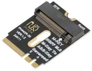 M.2(A+E Key) 2230MM to NVME M-Key Extension Card Adapter for Motherboard NVME SSD Hard Drive Port Extension 2230/2242/2260/2280MM M.2(A+E Key) 2230MM to NVME M-Key Extension Card Adapter for Motherboard NVME SSD Hard Drive Port Extension 2230/2242/2260/2280MM