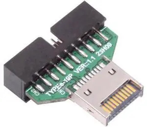 Type-E IDC Socket USB 3.1 Front Panel Header to USB 3.0 20Pin Header Extension Adapter for Desktop Motherboard Type-E IDC Socket USB 3.1 Front Panel Header to USB 3.0 20Pin Header Extension Adapter for Desktop Motherboard