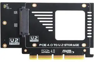 PCIe to U.2 U.3 NVMe SSD Adapter Card 128Gbps / 64Gbps Expansion Board with Gold-Plated Connector, Stable Signal, High-Efficiency Heat Dissipation (U2PRO) PCIe to U.2 U.3 NVMe SSD Adapter Card 128Gbps / 64Gbps Expansion Board with Gold-Plated Connector, Stable Signal, High-Efficiency Heat Dissipation (U2PRO)