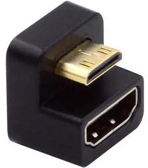 360 Degree Up Opposite U Shape Back Angled Mini HDMI 1.4 Male to HDMI Female Extension Adapter Converter 360 Degree Up Opposite U Shape Back Angled Mini HDMI 1.4 Male to HDMI Female Extension Adapter Converter