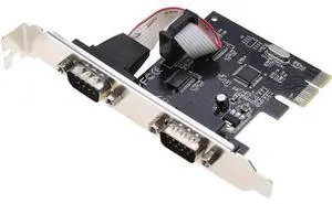 WCH382L PCIe x1 to Dual RS232 Serial Port Card/Parallel +Serial Port Adapter for POS, ATM, Industrial Automation \u2013 Compatible with Windows & Linux (Dual RS-232 Serial Port) WCH382L PCIe x1 to Dual RS232 Serial Port Card/Parallel +Serial Port Adapter for POS, ATM, Industrial Automation \u2013 Compatible with Windows & Linux (Dual RS-232 Serial Port)