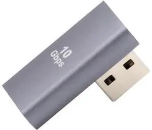 10Gbps USB3.0 Male to Female Extension Power Data Video Adapter Low Profile 90 Degree Right Angled Type 10Gbps USB3.0 Male to Female Extension Power Data Video Adapter Low Profile 90 Degree Right Angled Type