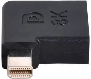 Angled Mini DisplayPort 1.4 Male to DP Female 8K 60hz Adapter Ultra-HD UHD 4K 144hz 7680 * 4320 for Video PC Laptop Monitor Angled Mini DisplayPort 1.4 Male to DP Female 8K 60hz Adapter Ultra-HD UHD 4K 144hz 7680 * 4320 for Video PC Laptop Monitor