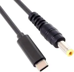 Cable Type C USB-C Input to DC 5.5*2.5mm Power PD Charge Cable for Laptop Notebook Cable Type C USB-C Input to DC 5.5*2.5mm Power PD Charge Cable for Laptop Notebook