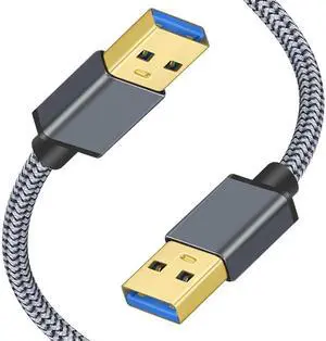 USB 3.0 male-to-male mobile hard drive enclosure data cable for notebookcomputer cooling- two ends with male connectors of USB 3.0 type 5M USB 3.0 male-to-male mobile hard drive enclosure data cable for notebookcomputer cooling- two ends with male connectors of USB 3.0 type 5M
