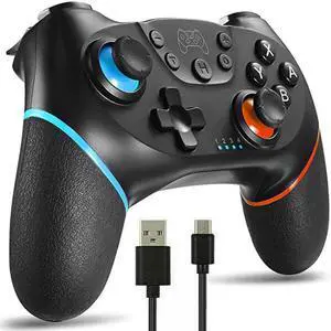 Wireless controller Gamepad for Nintendo Switch, Bluetooth Controller For Games Nintendo Switch Pro Controller with Rechargeable Battery-Turbo-6-Axis Wireless controller Gamepad for Nintendo Switch, Bluetooth Controller For Games Nintendo Switch Pro Controller with Rechargeable Battery-Turbo-6-Axis