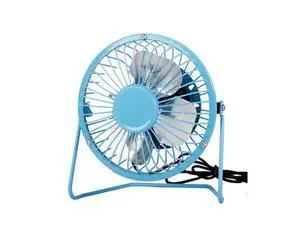 Table Fan 4/6-Inchwith Desk Fan Power Adapter and USB Cable Blue 4 inch Table Fan 4/6-Inchwith Desk Fan Power Adapter and USB Cable Blue 4 inch
