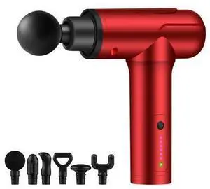 Massage Gun, Muscle Therapy Gun for Athletes Red Massage Gun, Muscle Therapy Gun for Athletes Red