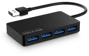 USB 3.0 Hub Multi-Port USB3.0 HUB, 4 USB 3.0 Ports Compatible for PC, Laptops, Tablets, MacBook, Mac Mini, iMac Pro, Mobile HDD etc, Black USB 3.0 Hub Multi-Port USB3.0 HUB, 4 USB 3.0 Ports Compatible for PC, Laptops, Tablets, MacBook, Mac Mini, iMac Pro, Mobile HDD etc, Black