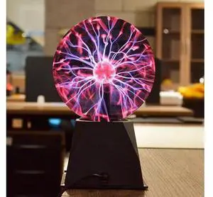 Plasma Ball Light, 6 Inches Touch and Sound Activated Lightning Globe Plasma Ball Light, 6 Inches Touch and Sound Activated Lightning Globe
