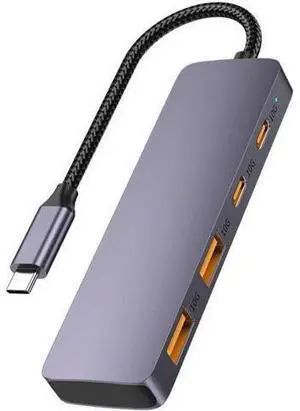 10Gbps USB C Hub, USB C Multiport with 4 Port USB 3.2 10Gbps Transfer, USB Port Hub, USB Hub for Laptop, PC, MacBook, Keyboard, Mouse, Dell, HP, Lenovo 10Gbps USB C Hub, USB C Multiport with 4 Port USB 3.2 10Gbps Transfer, USB Port Hub, USB Hub for Laptop, PC, MacBook, Keyboard, Mouse, Dell, HP, Lenovo
