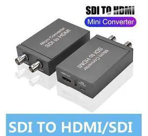SDI to HDMI Converter Adapter with SDI Loop Out 1080P60hz SD/HD/3G SDI Audio Video Converter for Camera Projector SDI DVR SDI to HDMI Converter Adapter with SDI Loop Out 1080P60hz SD/HD/3G SDI Audio Video Converter for Camera Projector SDI DVR