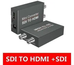 1080P SDI to HDMI Video Mini Converter with Audio Embedder SDI to HDMI Adapter for SD-SDI, HD-SDI and 3G-SDI Signals SDI Loopout with Power Supply (OZH5) 1080P SDI to HDMI Video Mini Converter with Audio Embedder SDI to HDMI Adapter for SD-SDI, HD-SDI and 3G-SDI Signals SDI Loopout with Power Supply (OZH5)