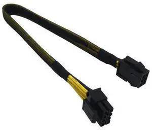 6 Pin to 8 Pin CPU Power Adapter, 6 Pin Female to CPU 8 pin (4+4 Detachable) Male EPS-12V Converter Sleeved Cable 13-inch(33cm) 6 Pin to 8 Pin CPU Power Adapter, 6 Pin Female to CPU 8 pin (4+4 Detachable) Male EPS-12V Converter Sleeved Cable 13-inch(33cm)