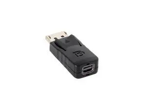 Black DP DisplayPort Male to Mini DP DisplayPort Female Adapter for Displays HDTV Monitor Black DP DisplayPort Male to Mini DP DisplayPort Female Adapter for Displays HDTV Monitor