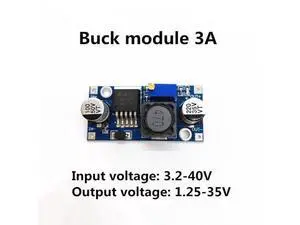 LM2596s DC-DC step-down power supply module 3A adjustable step-down module LM2596 voltage regulator 24V 12V 5V 3V LM2596s DC-DC step-down power supply module 3A adjustable step-down module LM2596 voltage regulator 24V 12V 5V 3V