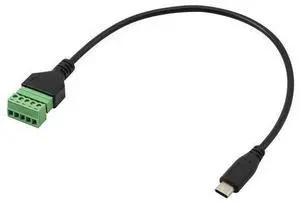 USB Type C Male to 5 Pin Screw Terminal Female Solderless Bolt Screw Shield terminals Converter Adapter Cable - 1FT(Type C Male) USB Type C Male to 5 Pin Screw Terminal Female Solderless Bolt Screw Shield terminals Converter Adapter Cable - 1FT(Type C Male)
