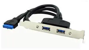 2 Port USB3.0 Hub USB3.0 20Pin to Female Adapter Desktop computer rear 2 USB3.0 port motherboard 20P extension USB3.0 19pin 2 Port USB3.0 Hub USB3.0 20Pin to Female Adapter Desktop computer rear 2 USB3.0 port motherboard 20P extension USB3.0 19pin
