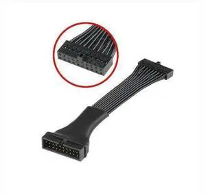 Low Profile USB 3.0 Header Extender Cable 15CM Low Profile USB 3.0 Header Extender Cable 15CM
