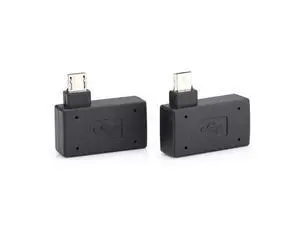 OTG Adapter, 90 Right + Left Angle USB Port Adapter, Micro OTG, 2 Pack Compatible with Firestick 2nd Gen, 3rd Gen and 4K, Android Smartphones, Tablets, Rii, OTG Adapter, 90 Right + Left Angle USB Port Adapter, Micro OTG, 2 Pack Compatible with Firestick 2nd Gen, 3rd Gen and 4K, Android Smartphones, Tablets, Rii,