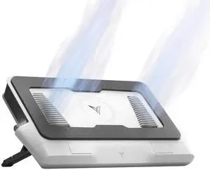 BS2 Laptop Cooling Pad, Wind-Pressure Closed-Loop Turbo-Fan for 15.6-21 Inch, Adjustable Speed, Dual Noise Reduction, Intelligent Temperature Control, 4-Angle Adjustable BS2 Laptop Cooling Pad, Wind-Pressure Closed-Loop Turbo-Fan for 15.6-21 Inch, Adjustable Speed, Dual Noise Reduction, Intelligent Temperature Control, 4-Angle Adjustable