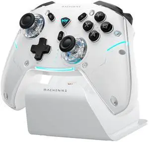 G5PRO Max SE 1000HZ Wireless Gaming Controller for NS/PC/iOS/Android with Charging Dock,PC Controller Hall Effect Joystick/Triggers/Gyroscope,RGB Backlight, White G5PRO Max SE 1000HZ Wireless Gaming Controller for NS/PC/iOS/Android with Charging Dock,PC Controller Hall Effect Joystick/Triggers/Gyroscope,RGB Backlight, White