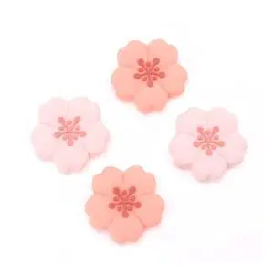 GeekShare 4PCS Silicone Joystick Thumb Grip Caps, Kawaii Cherry Blossom Joystick Cover Compatible with Switch/OLED/Switch Lite (Sakura) GeekShare 4PCS Silicone Joystick Thumb Grip Caps, Kawaii Cherry Blossom Joystick Cover Compatible with Switch/OLED/Switch Lite (Sakura)