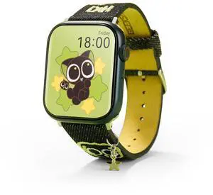 GeekShare Luo Xiao Hei Genuine Licensed Stargazing Adventure Watch Band Compatible with Apple Watch - Black & Green Denim Strap with Cute Embroidery & Star Chain for iWatch GeekShare Luo Xiao Hei Genuine Licensed Stargazing Adventure Watch Band Compatible with Apple Watch - Black & Green Denim Strap with Cute Embroidery & Star Chain for iWatch