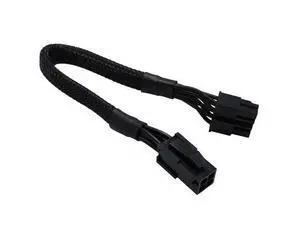 2-Pack 4 to 8 CPU Power Adapter, ATX to Motherboard CPU 8 Pin Converter, Sleeved Cable, 9.5-inch (24cm) with ATX 4 Pin Port 2-Pack 4 to 8 CPU Power Adapter, ATX to Motherboard CPU 8 Pin Converter, Sleeved Cable, 9.5-inch (24cm) with ATX 4 Pin Port