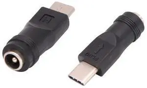 Type C Power Adapter - 2Pack DC 5.5x2.1mm Female Connector for Type C USB Charging Device Type C Power Adapter - 2Pack DC 5.5x2.1mm Female Connector for Type C USB Charging Device