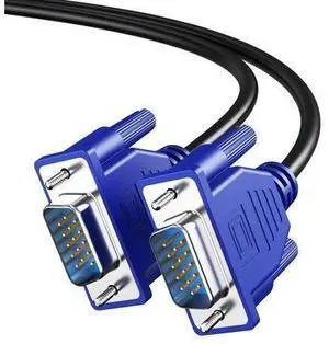 VGA Computer Monitor Cable 5 Feet Male to Male Cord Adapter Cord HD15 1080P@60Hz Full HD High Resolution for TV Computer Projector TV Docking Station VGA Computer Monitor Cable 5 Feet Male to Male Cord Adapter Cord HD15 1080P@60Hz Full HD High Resolution for TV Computer Projector TV Docking Station