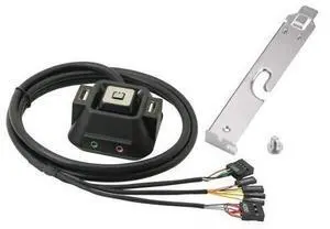 Desktop Computer Case Switch,Reset HDD Button Switch with Dual USB Ports,Power Button,Audio Ports for Desktop PC Case Desktop Computer Case Switch,Reset HDD Button Switch with Dual USB Ports,Power Button,Audio Ports for Desktop PC Case