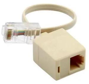 1 PCS 8P4C / RJ45 Male RJ11 6P4C to Female M / F Adapter Telephone Ethernet 1 PCS 8P4C / RJ45 Male RJ11 6P4C to Female M / F Adapter Telephone Ethernet