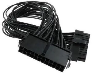 ATX 24 Pin Extension Cable Lead 24 Pin Male to 24 Pin Female ATX Power Supply PSU Extension Cable Extender for Motherboard 32cm/12.6Inch ATX 24 Pin Extension Cable Lead 24 Pin Male to 24 Pin Female ATX Power Supply PSU Extension Cable Extender for Motherboard 32cm/12.6Inch