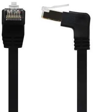 Panel Mount RJ45,RJ45 Male to Female 90 Degree Screw Panel Mount CAT6/5e/5 Shielded Network LAN Extender Cord Connector (Angled Down) 60CM Panel Mount RJ45,RJ45 Male to Female 90 Degree Screw Panel Mount CAT6/5e/5 Shielded Network LAN Extender Cord Connector (Angled Down) 60CM