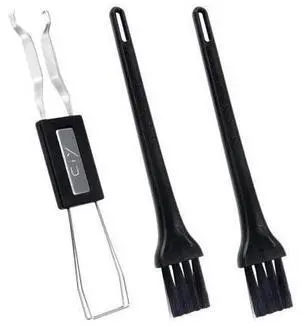 New Keycap Puller Switch Puller Stainless Steel Keycap Removal Tool with 2 Pcs Keyboard Cleaning Brush for Mechanical Keyboard New Keycap Puller Switch Puller Stainless Steel Keycap Removal Tool with 2 Pcs Keyboard Cleaning Brush for Mechanical Keyboard
