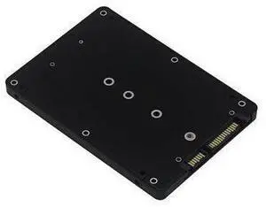 B+M Key Socket 2 M.2 NGFF (SATA) SSD to 2.5" SATA Adapter Card with Case Fast-Black B+M Key Socket 2 M.2 NGFF (SATA) SSD to 2.5" SATA Adapter Card with Case Fast-Black