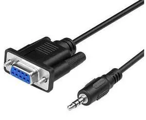 DB9 9 Pin Female to 3.5mm Male Plug Serial Cable RS232 to 1/8 inch Conversion Cable Cord- 6FT/1.8M DB9 9 Pin Female to 3.5mm Male Plug Serial Cable RS232 to 1/8 inch Conversion Cable Cord- 6FT/1.8M