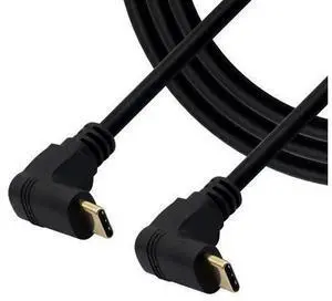 Right Angle 90 Degree Type C Cable,Type C Male to Type C Male 90 Degree Cable Up/Down Angle Charging Data Synchronization Extension Cable 3FT Right Angle 90 Degree Type C Cable,Type C Male to Type C Male 90 Degree Cable Up/Down Angle Charging Data Synchronization Extension Cable 3FT