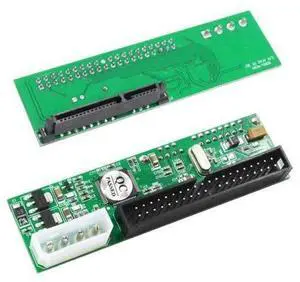 2.5 inch SATA to 3.5 inch IDE Adapter, 2.5 or 3.5 Inch HDD or SSD SATA Hard Drive to 40 Pin 3.5 Inch PATA Desktop Converter Card 2.5 inch SATA to 3.5 inch IDE Adapter, 2.5 or 3.5 Inch HDD or SSD SATA Hard Drive to 40 Pin 3.5 Inch PATA Desktop Converter Card