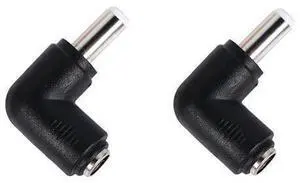 DC Power Connector Adapter 90 Degree Angle DC5.5 x 2.5mm Male Plug to 5.5x2.1mm Female Jack Adapter Coupler DC 5521 Female to 5525 Male Converter 2pcs DC Power Connector Adapter 90 Degree Angle DC5.5 x 2.5mm Male Plug to 5.5x2.1mm Female Jack Adapter Coupler DC 5521 Female to 5525 Male Converter 2pcs