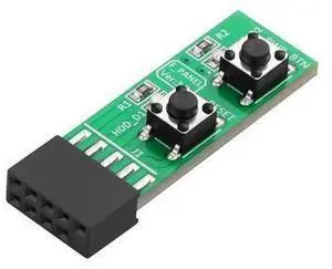 9Pin Reset/Power ON/Off Switch Board Adapter Test for Desktop PC Motherboard 9Pin Reset/Power ON/Off Switch Board Adapter Test for Desktop PC Motherboard