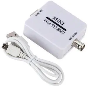 VGA to BNC Converter HD 1080PSupport NTSC PAL Output Surveillance Video Converter Adapter VGA to BNC Converter HD 1080PSupport NTSC PAL Output Surveillance Video Converter Adapter
