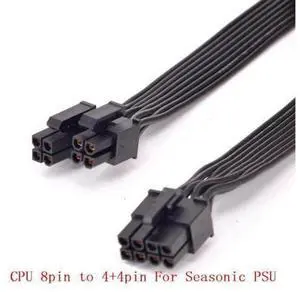 CPU 8pin to 4+4pin Power Supply Cable ATX 12V P4 to P8 for Seasonic KM3 Series X-750 X-850 SS-1050XP3 SS-1200XP3 M12II Evo Series 520 620 650 750 850 Snow Silent 750 1050 FOCUS PLUS Gold SSR-850FX CPU 8pin to 4+4pin Power Supply Cable ATX 12V P4 to P8 for Seasonic KM3 Series X-750 X-850 SS-1050XP3 SS-1200XP3 M12II Evo Series 520 620 650 750 850 Snow Silent 750 1050 FOCUS PLUS Gold SSR-850FX