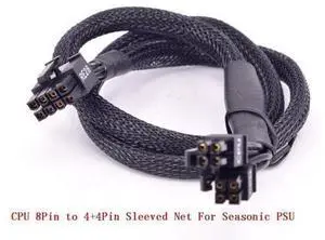 CPU 8pin to 4+4pin Power Supply Cable ATX 12V P4 to P8 With Net for KM3 Series X-750 X-850 SS-1050XP3 M12II Evo Series 620 650 750 850 Snow Silent 750 1050 FOCUS PLUS Gold SSR-850FX CPU 8pin to 4+4pin Power Supply Cable ATX 12V P4 to P8 With Net for KM3 Series X-750 X-850 SS-1050XP3 M12II Evo Series 620 650 750 850 Snow Silent 750 1050 FOCUS PLUS Gold SSR-850FX