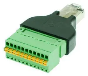 1pc RJ50 Male to 11 Pin Spring Terminal Adapter Connector RJ50 Splitter for CCTV DVR CCTV Accessory 1pc RJ50 Male to 11 Pin Spring Terminal Adapter Connector RJ50 Splitter for CCTV DVR CCTV Accessory