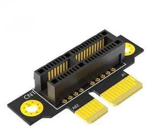 PCI-e 1X 3.0 90 Degree Reverse Male to Female Riser Card for 1U Server (Installation Direction Towards CPU) (Height: 20cm) PCI-e 1X 3.0 90 Degree Reverse Male to Female Riser Card for 1U Server (Installation Direction Towards CPU) (Height: 20cm)