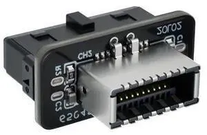 USB 3.2 Gen 1 to USB 3.2 Gen 2 Header Adapter, Motherboard 19Pin to Type-E Header Converter, Front Panel Adapter for Type C Motherboard (Vertical Type) USB 3.2 Gen 1 to USB 3.2 Gen 2 Header Adapter, Motherboard 19Pin to Type-E Header Converter, Front Panel Adapter for Type C Motherboard (Vertical Type)